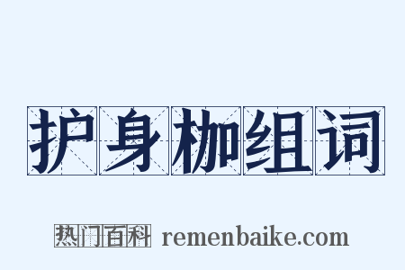 护身枷组词是什么意思的图片